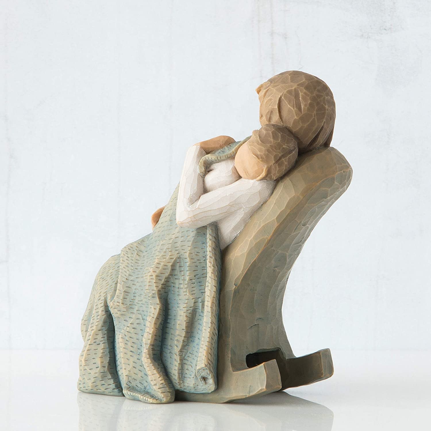 the Quilt, Sculpted Hand-Painted Figure