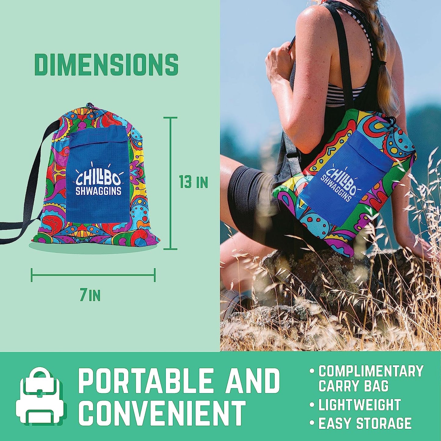 Shwaggins Inflatable Couch – Cool Inflatable Lounger Easy Setup Is Perfect for Beach Gear, Camping Fun and Festival Accessories.