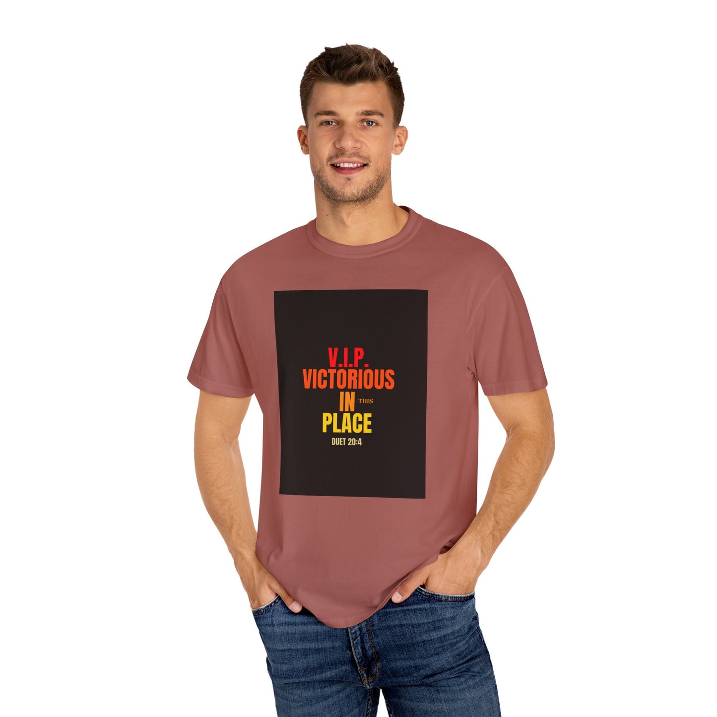 Unisex  Garment-Dyed Victorious In This place T-shirt