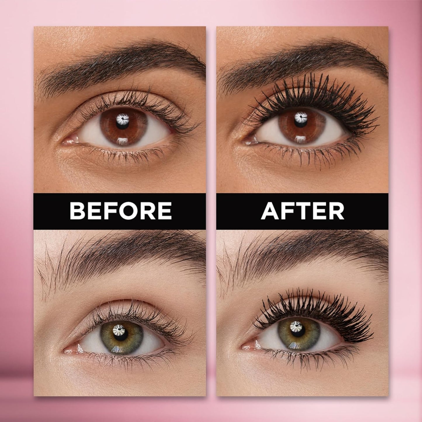 Voluminous Makeup Lash Paradise Mascara, Voluptuous Volume, Intense Length, Feathery Soft Full Lashes, No Flaking, No Smudging, No Clumping, Blackest Black, 1 Count