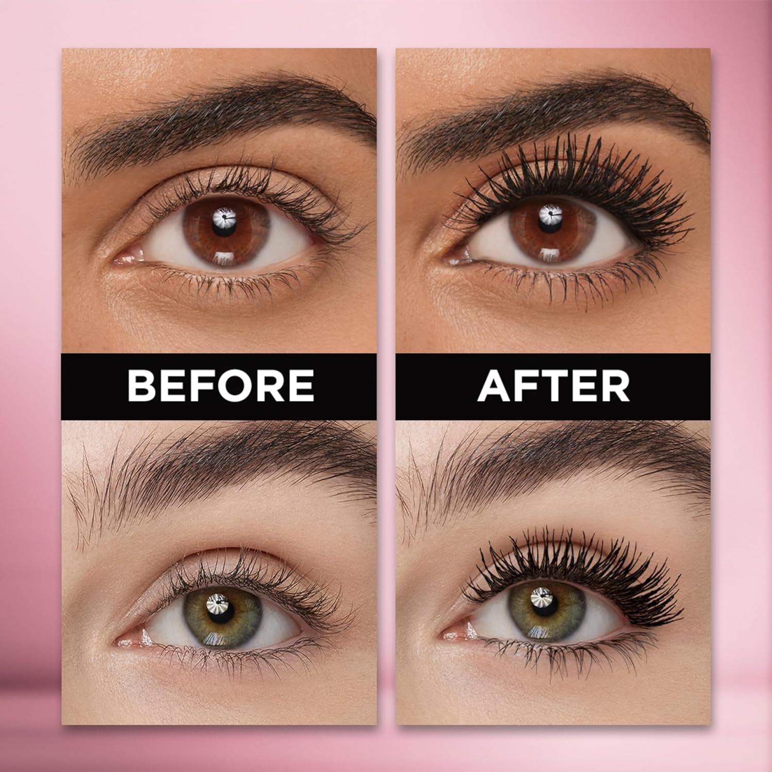 Voluminous Makeup Lash Paradise Mascara, Voluptuous Volume, Intense Length, Feathery Soft Full Lashes, No Flaking, No Smudging, No Clumping, Blackest Black, 1 Count
