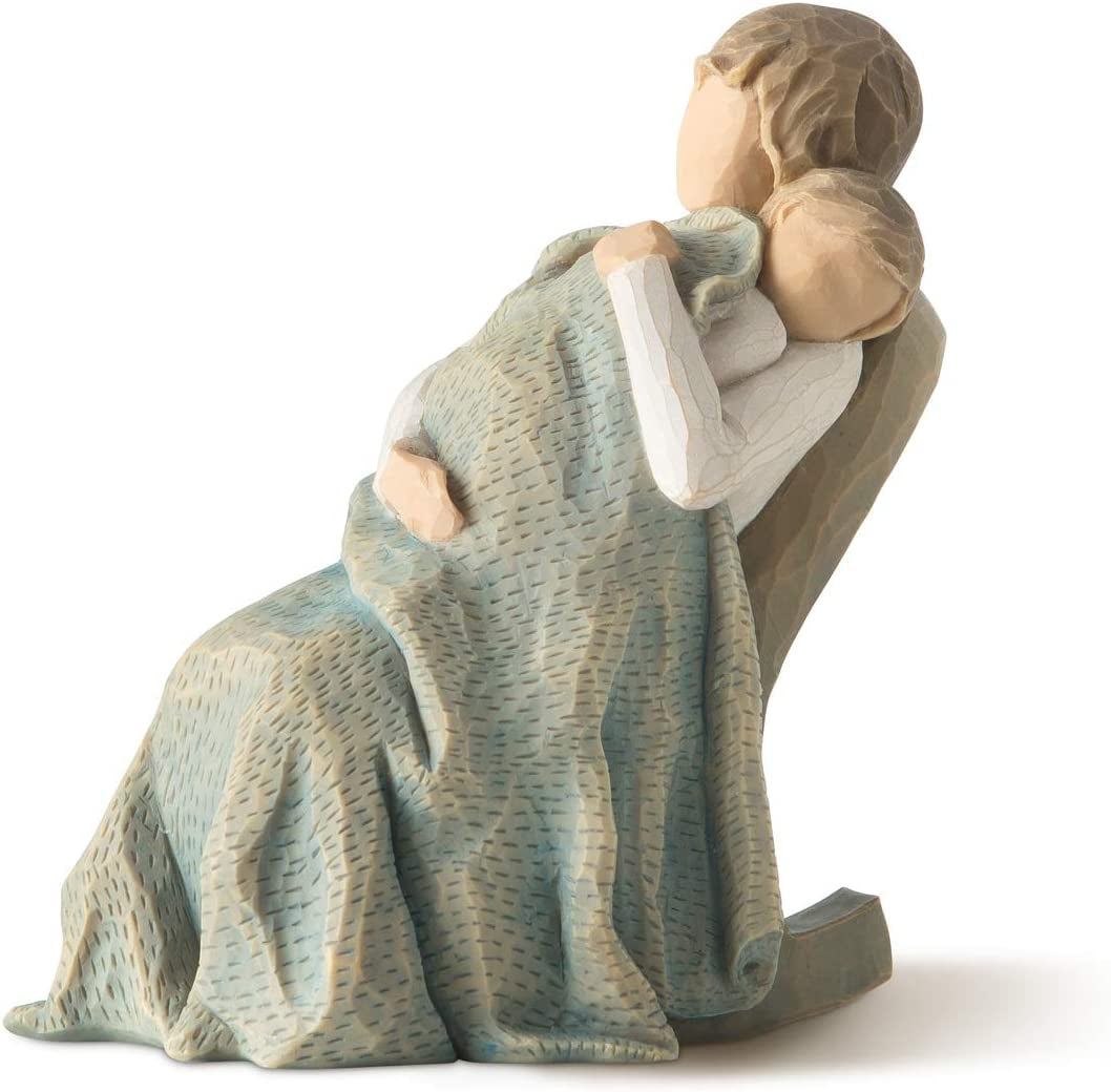 the Quilt, Sculpted Hand-Painted Figure
