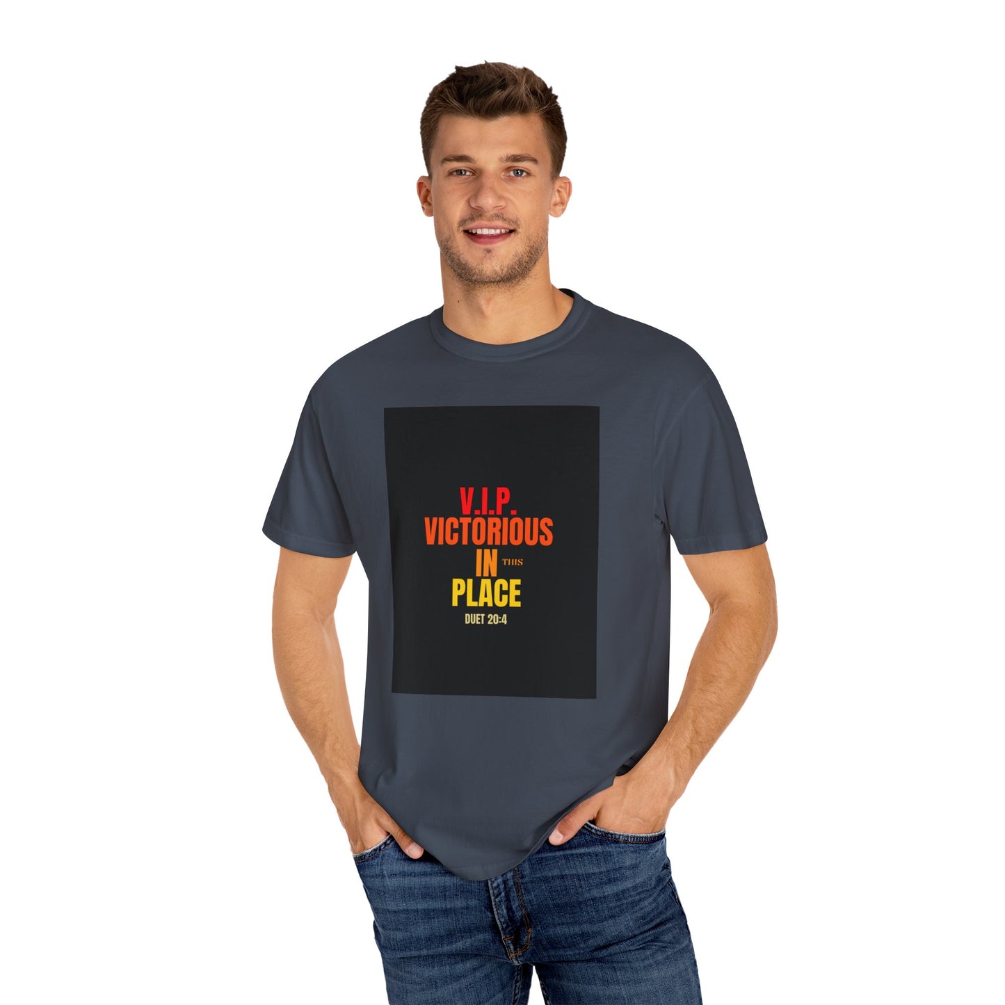 Unisex  Garment-Dyed Victorious In This place T-shirt