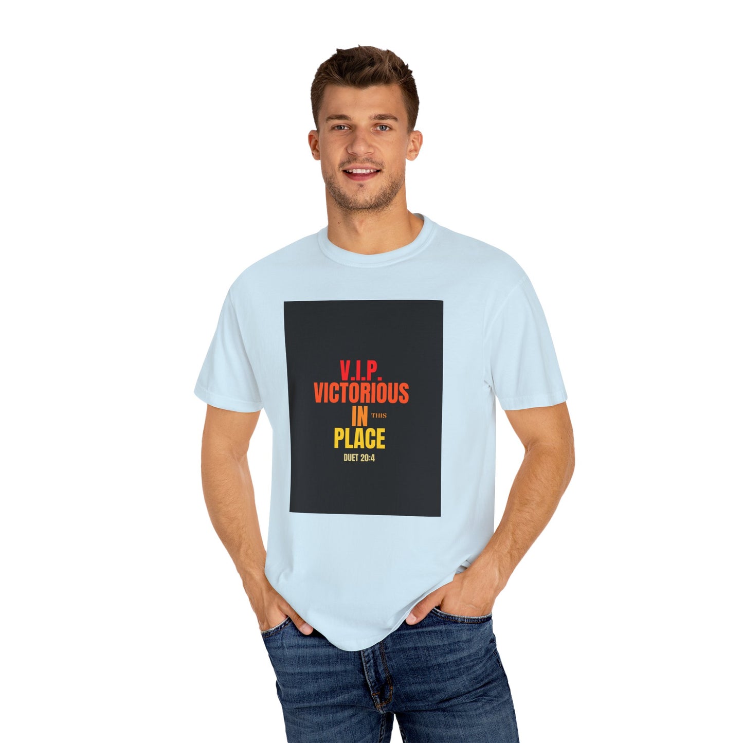 Unisex  Garment-Dyed Victorious In This place T-shirt