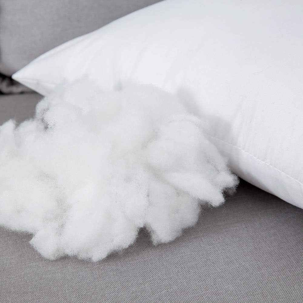 Throw Pillow Insert Premium Pillow Stuffer Sham Rectangle for Decorative Cushion Bed Couch Sofa 17X17 Inch