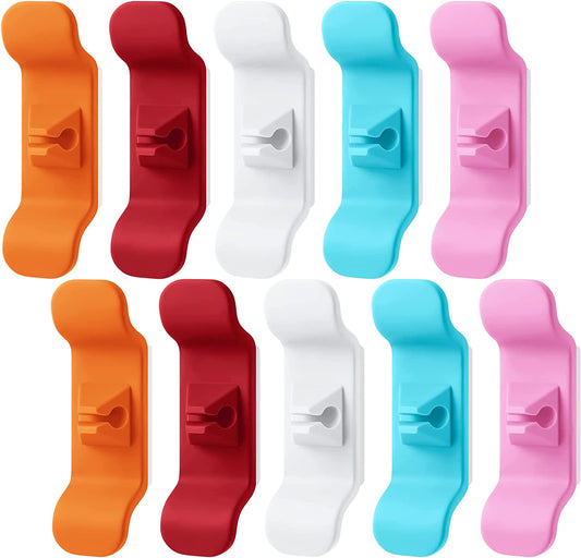 Cord Organizer for Appliance - 10PCS Colourful Kitchen Appliance Cord Organizer Stick On, Usefull Home Essentials Gadgets, Kitchen Must Have Pink Accessories, Christmas Stocking Stuffers Kitchen Gift