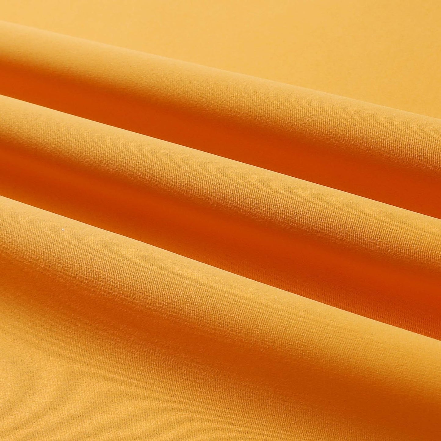 Marigold Orange Blackout Curtains for Living Room Darkening Window Curtain Set with Grommets Thermal Insulated Curtain Panels Bedroom,52 X 54 Inch,2 Piece