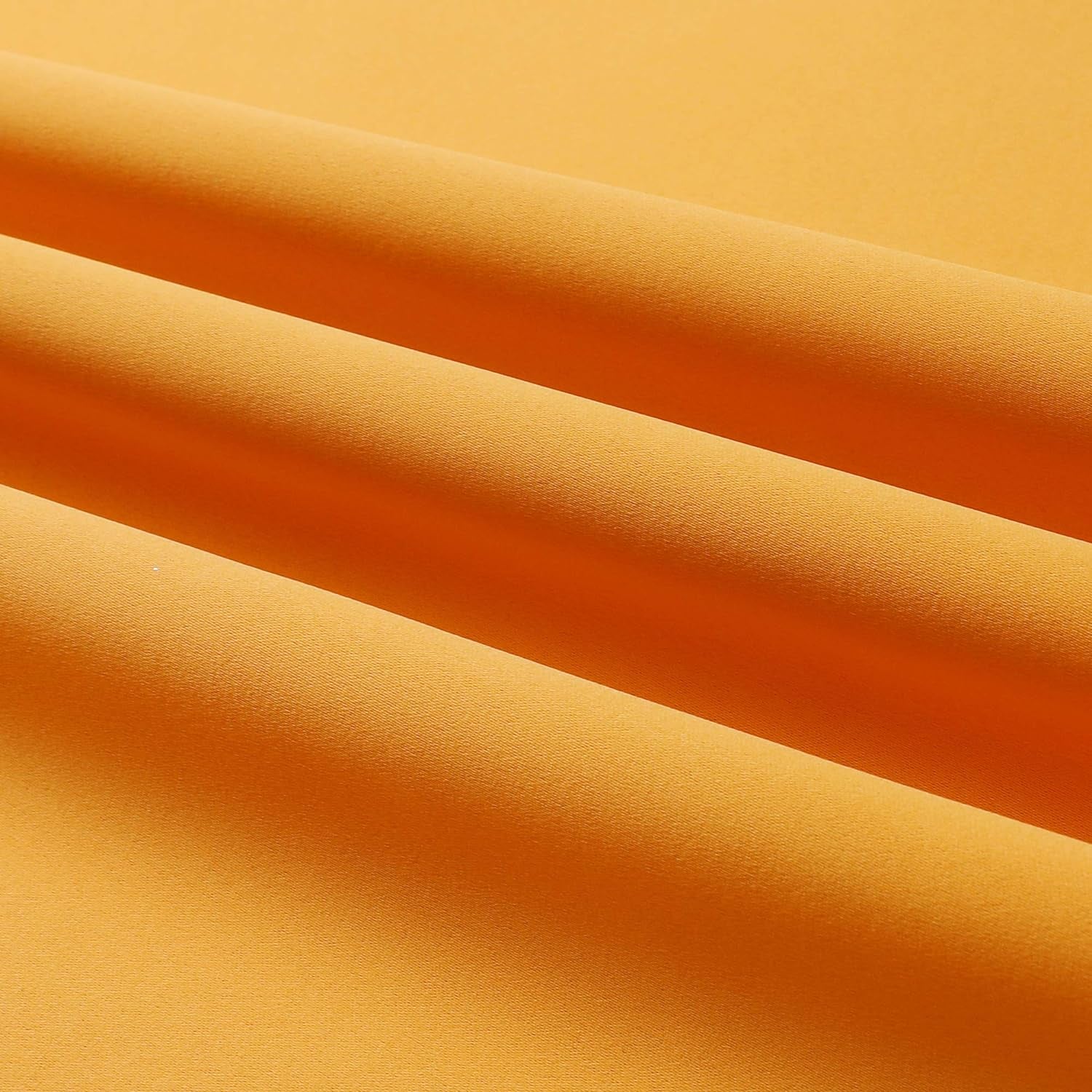 Marigold Orange Blackout Curtains for Living Room Darkening Window Curtain Set with Grommets Thermal Insulated Curtain Panels Bedroom,52 X 54 Inch,2 Piece