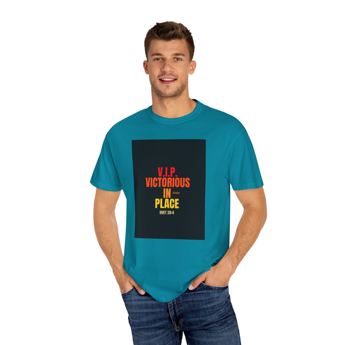 Unisex  Garment-Dyed Victorious In This place T-shirt