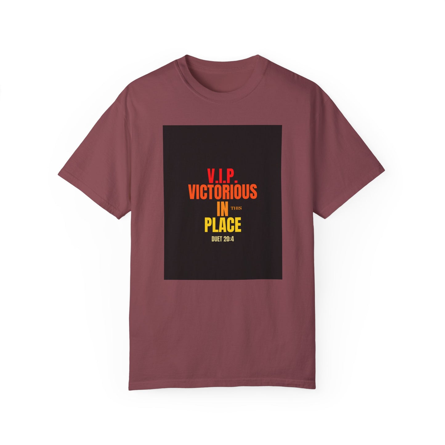 Unisex  Garment-Dyed Victorious In This place T-shirt