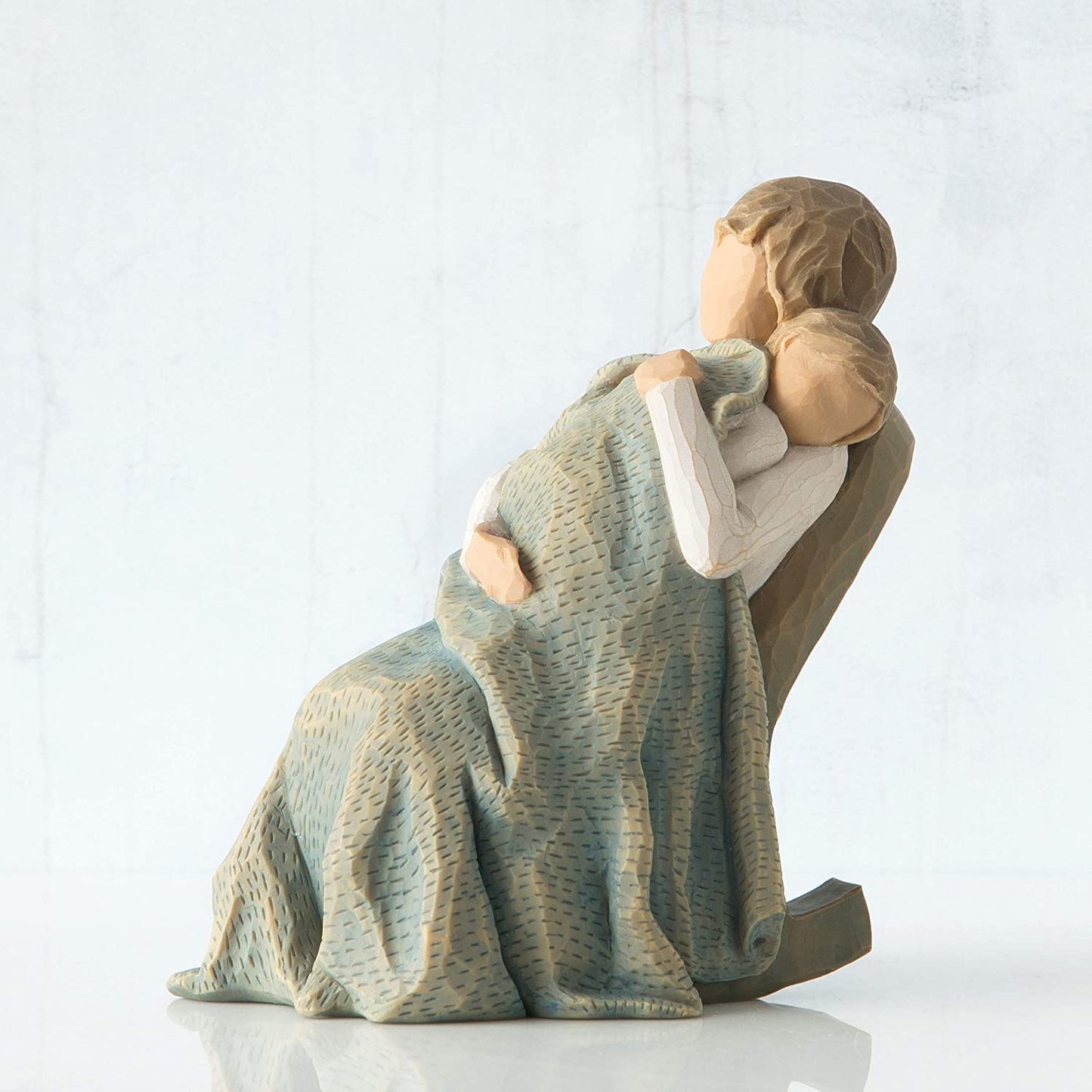 the Quilt, Sculpted Hand-Painted Figure