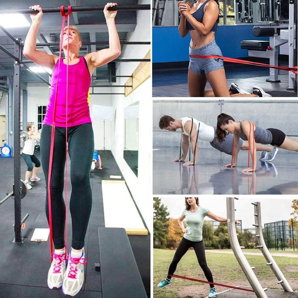 Pull-Up Bands Resistance-Bands Exercise-Bands - Pull up Assistance Bands Workout Bands Resistance for Women Long Resistance Bands Resistance Loop Bands Perfect for Gym Home