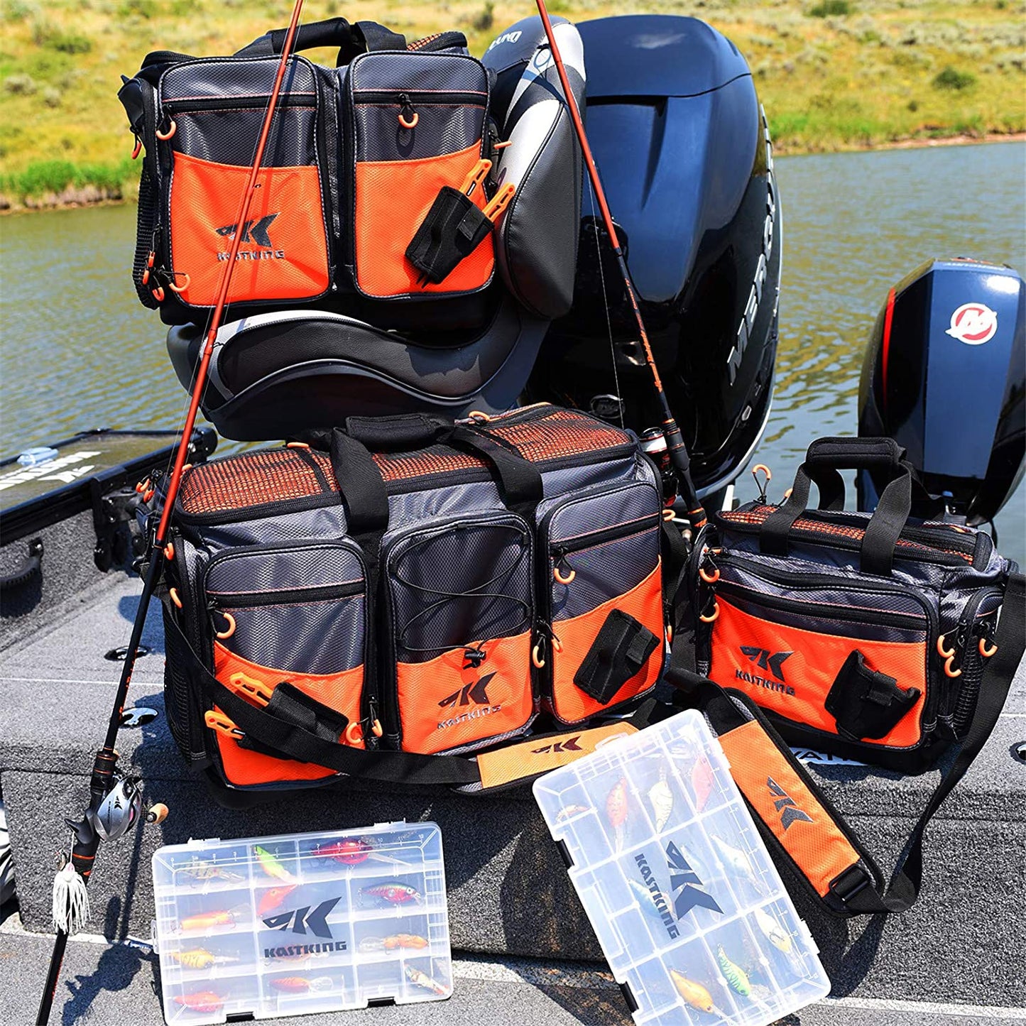 Fishing Gear & Tackle Bags - Saltwater Resistant Fishing Bags - Fishing Tackle Storage Bags