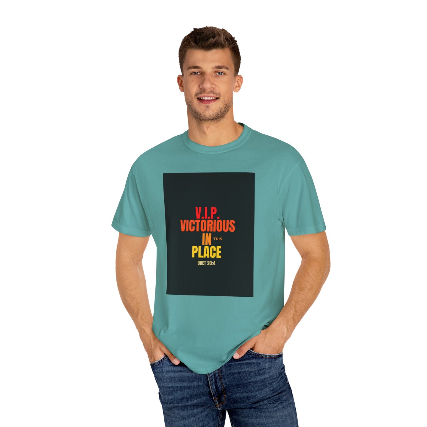 Unisex  Garment-Dyed Victorious In This place T-shirt