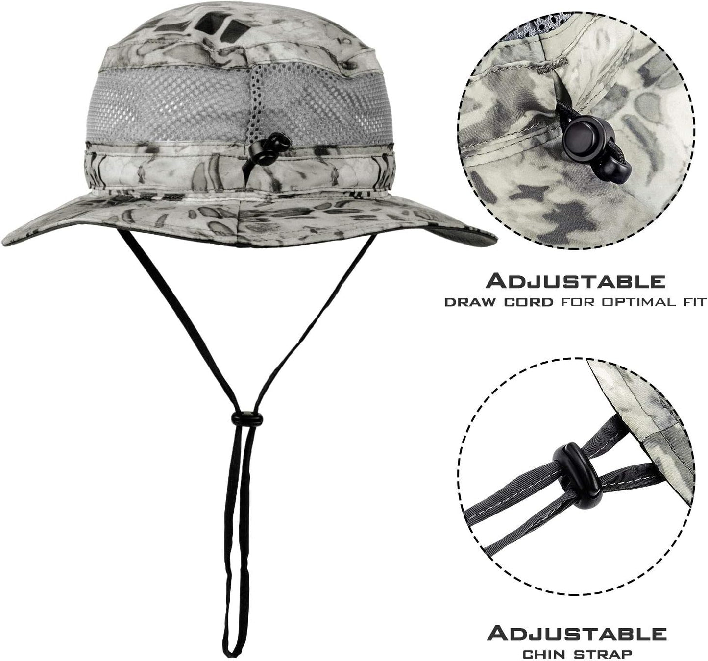 Sol Armis UPF 50 Boonie Hat - Sun Protection Hat, Fishing Hat, Beach & Hiking Hat, Paddling, Rowing, Kayaking Hat