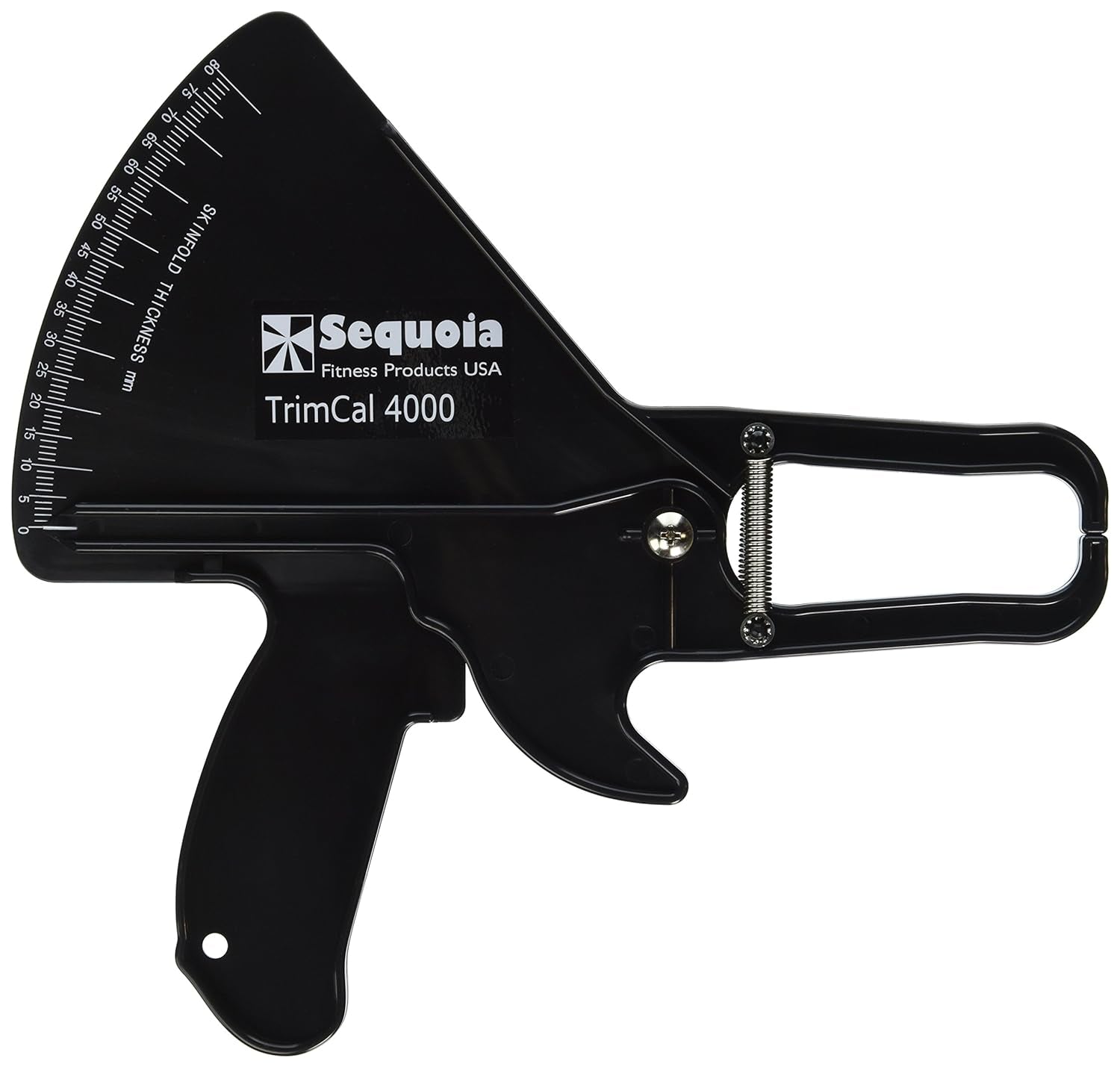 Fitness  Body Fat Caliper (Black) [Health and Beauty] with Fat% Chart