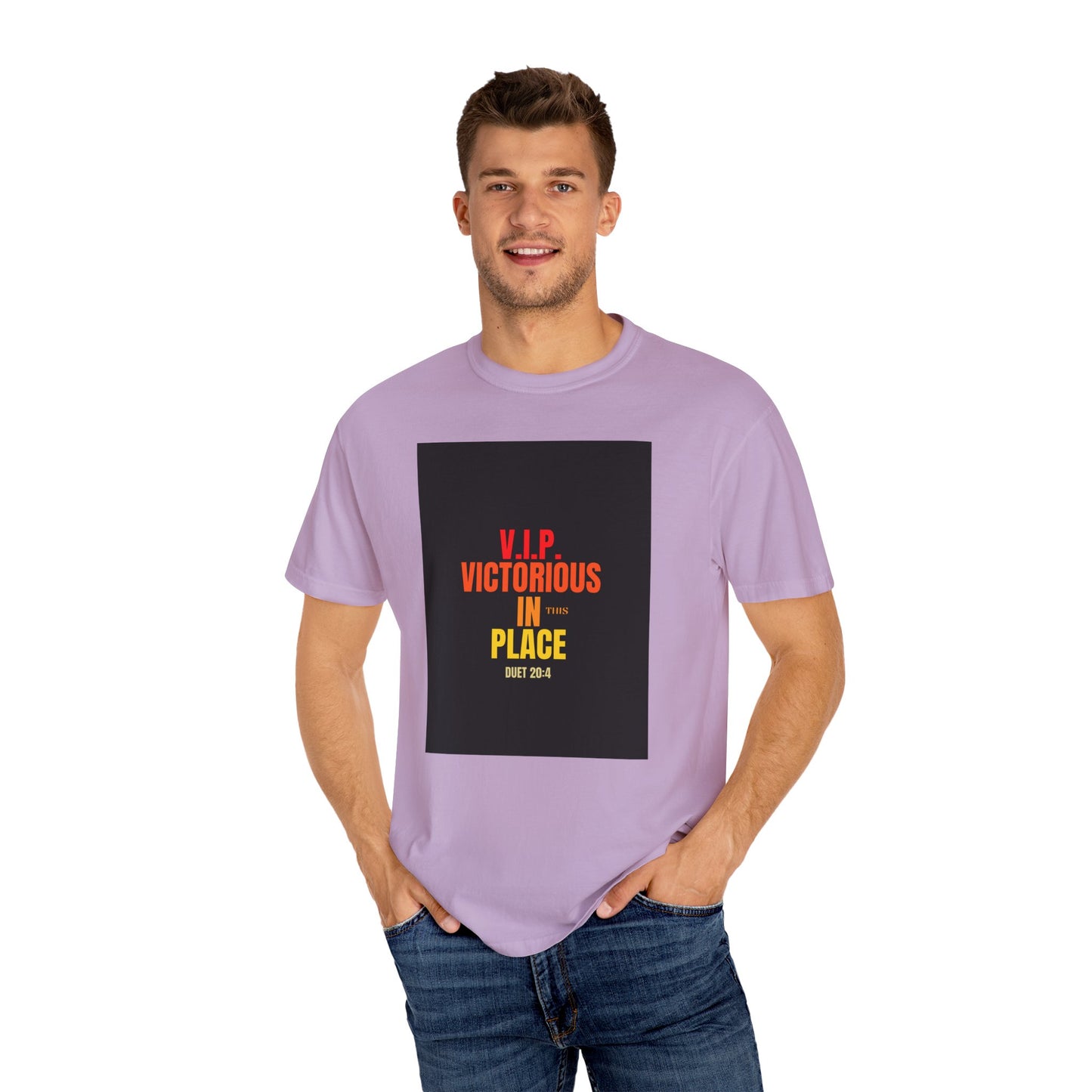 Unisex  Garment-Dyed Victorious In This place T-shirt