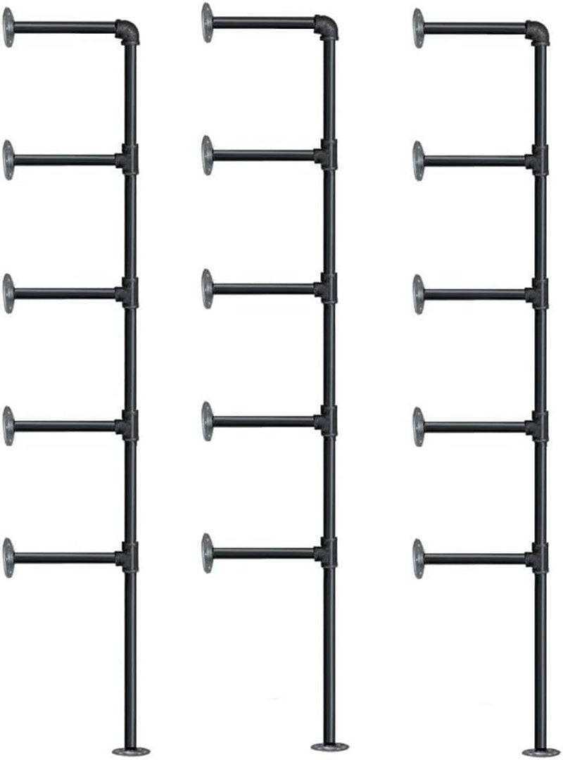 Industrial Retro Wall Mount Iron Pipe Shelf,Diy Open Bookshelf,Hung Bracket,Home Improvement Kitchen Shelves,Tool Utility Shelves, Office Shelves,Ceiling Mount Shelf Shelves