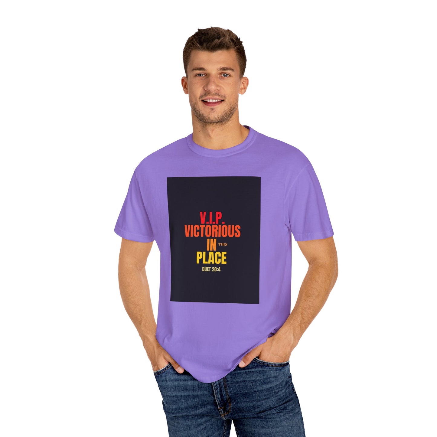 Unisex  Garment-Dyed Victorious In This place T-shirt