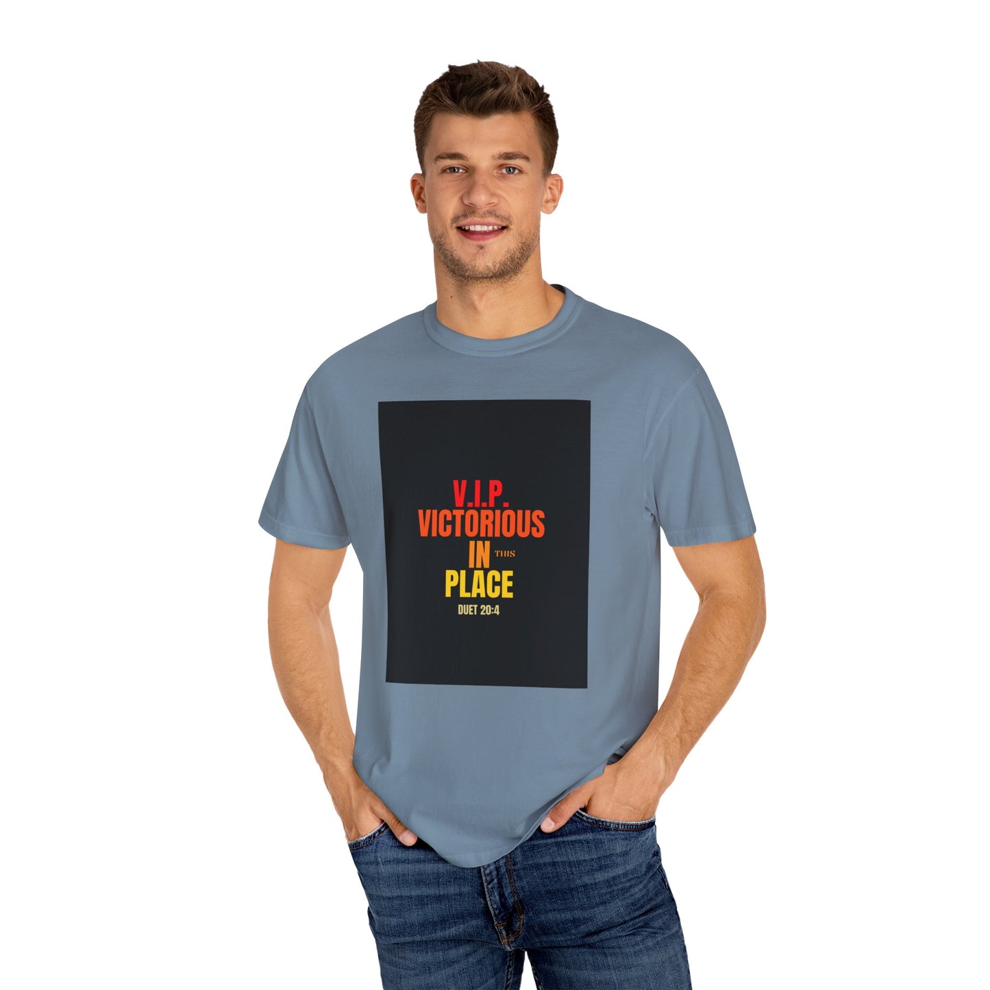 Unisex  Garment-Dyed Victorious In This place T-shirt