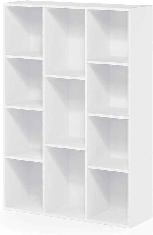 Luder Bookcase / Book / Storage , 11-Cube, White