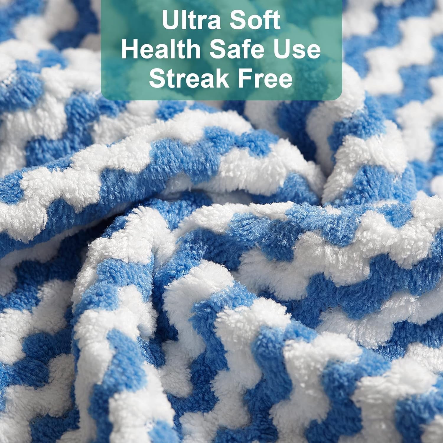 Microfiber Cleaning Cloth, All-Purpose Microfiber Towels, Absorbent Streak Free Lint Free Rags for Cleaningreusable and Washable Towels-5 Pack, Size 11.8 X 11.8 Inch