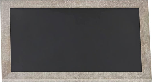 20" X 30" Weathered Lightwash Solid Wood Frame Wall Chalkboard, Magnetic Surface, Home Décor, Restaurant & Café Menus, Blackboard, Includes Chalk, Eraser & Hanging Hardware