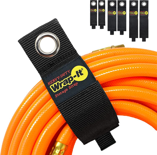 Heavy-Duty  Straps (Assorted 6 Pack) - Extension Cord Organizer, Cable Straps for RV Accessories, Workshop and Garage Organizers and Storage