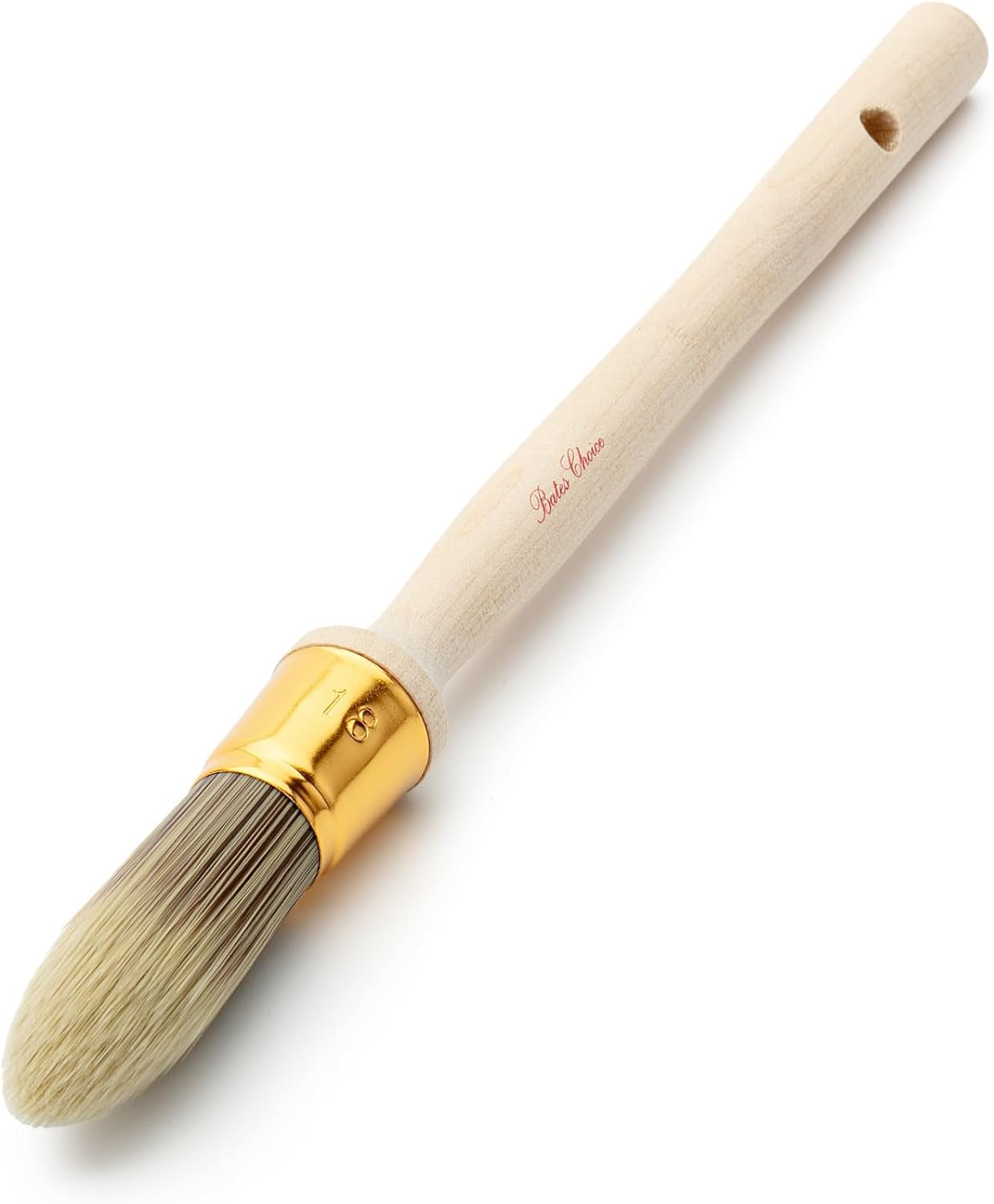 Bates- Trim Brush, 0.75-Inch, Wood Handle Trim Paint Brush, Small Paint Brush, Trim Brushes for Painting, Small Brushes for Painting, Paint Brush for Trim, Paint Brushes for Walls