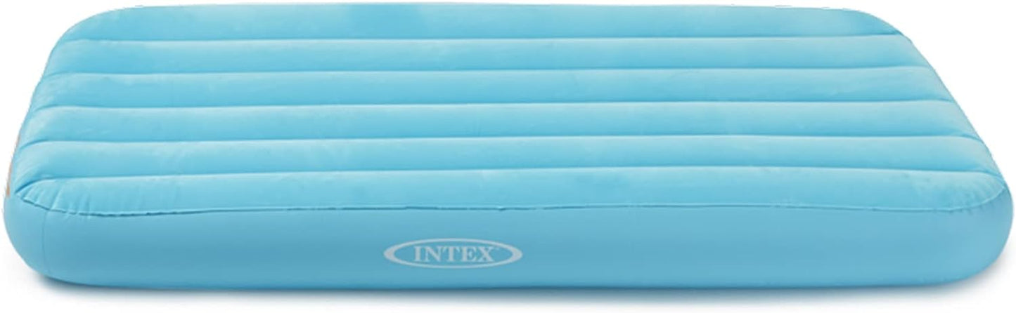 66803EP Cozy Kidz Inflatable Airbed: Fiber-Tech – Velvety Soft Surface – Carry Bag Included – Color May Vary – 34.5" X 62" X 7"