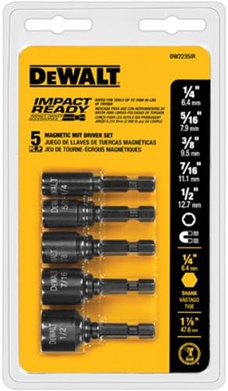 Screwdriver Bit Set (40-Piece) and Magnetic Nut Driver Set (5-Piece)