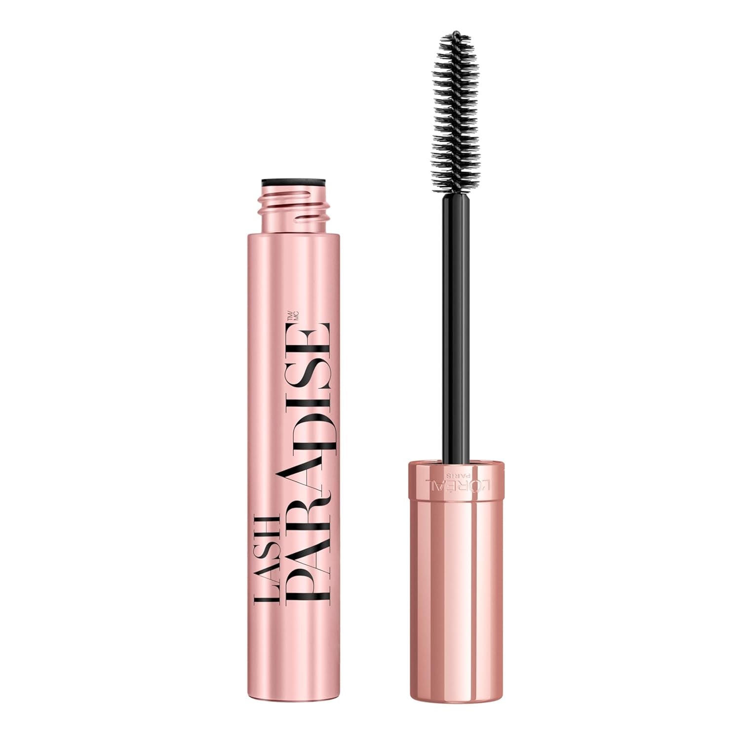 Voluminous Makeup Lash Paradise Mascara, Voluptuous Volume, Intense Length, Feathery Soft Full Lashes, No Flaking, No Smudging, No Clumping, Blackest Black, 1 Count
