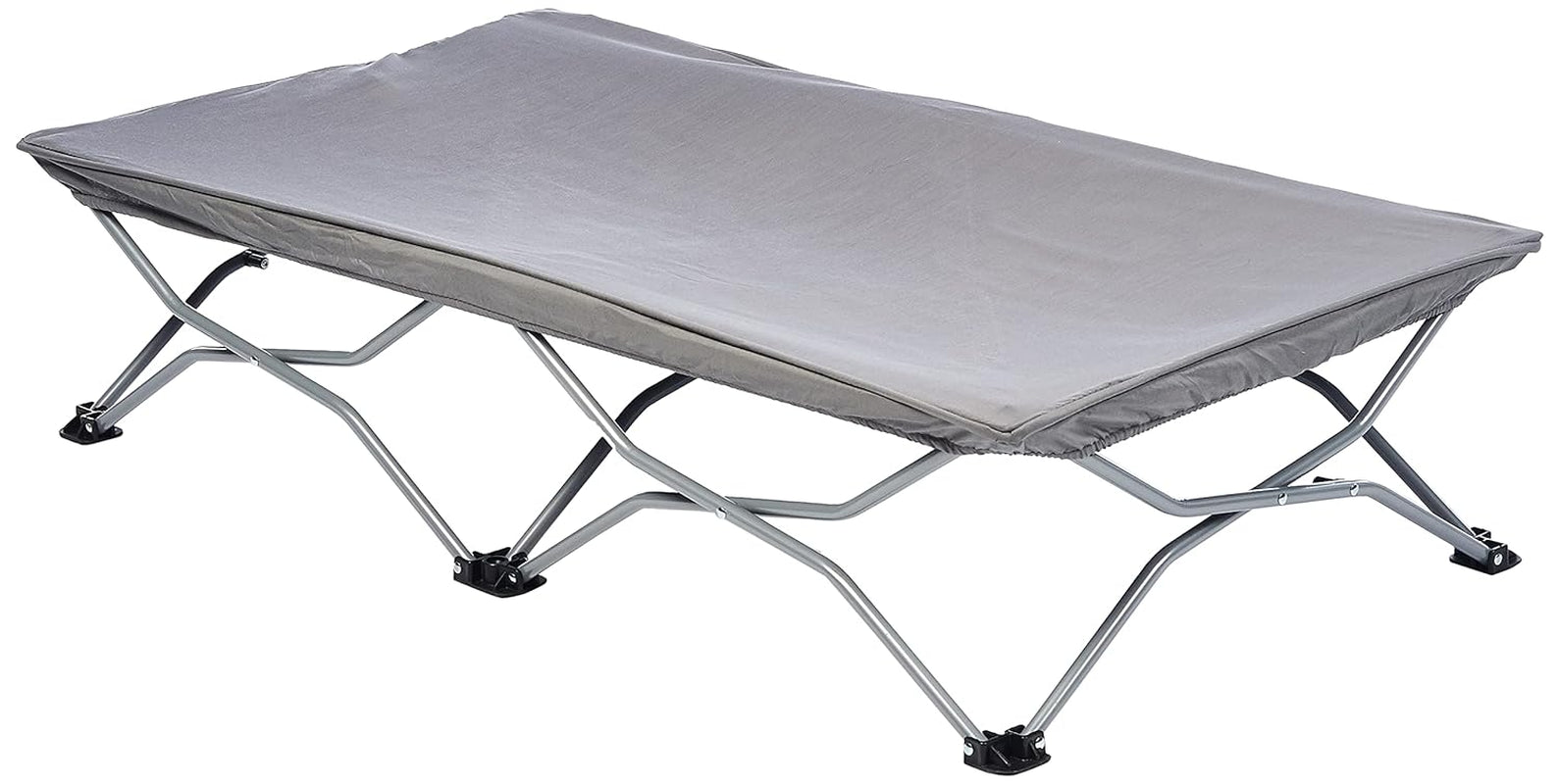 My Cot Portable Travel Bed, Includes Fitted Sheet, Grey, 1 Count (Pack of 1)